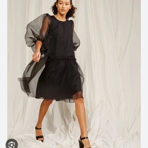 Cynthia Rowley - black sheer dress